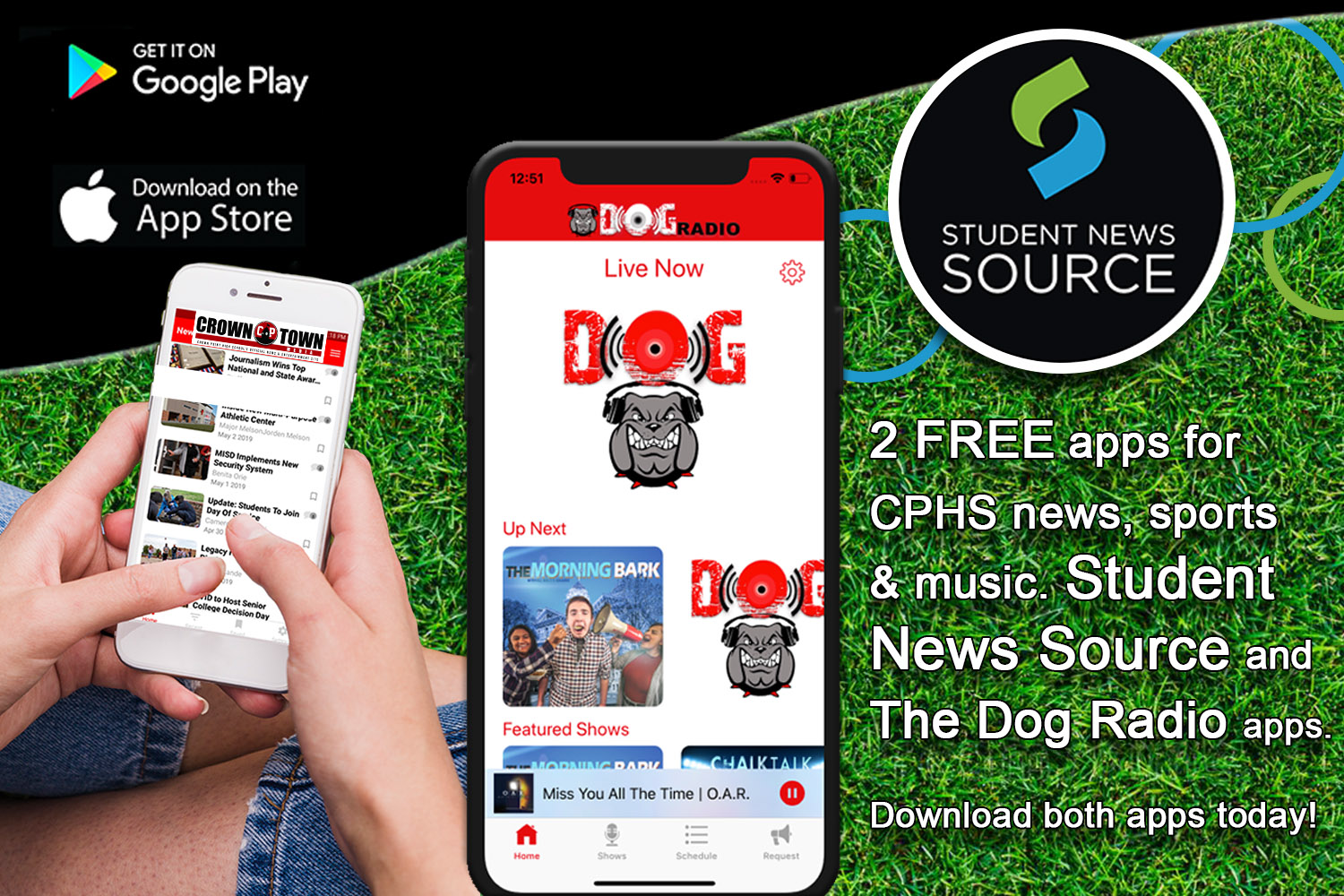 Crown Town Media & Dog Radio Apps Ad