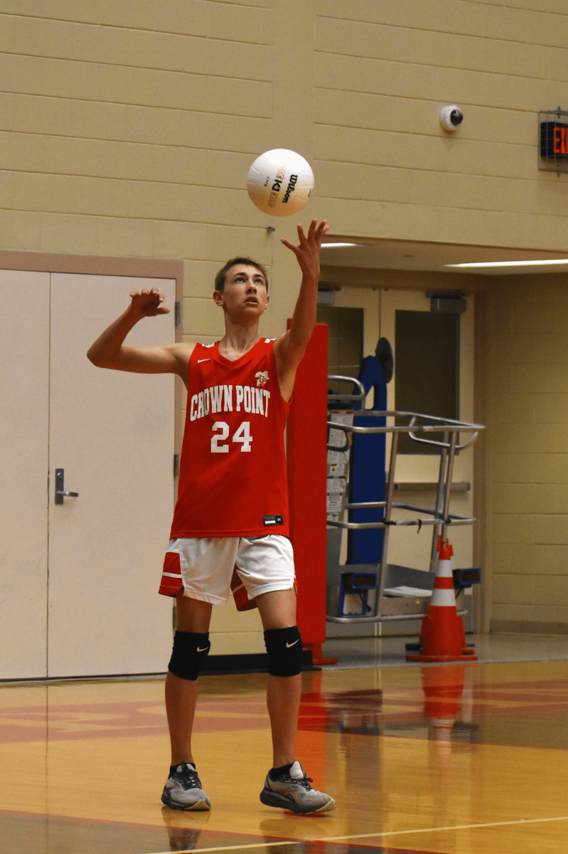 JV Boys Volleyball Competed Against the Chesterton Trojans
