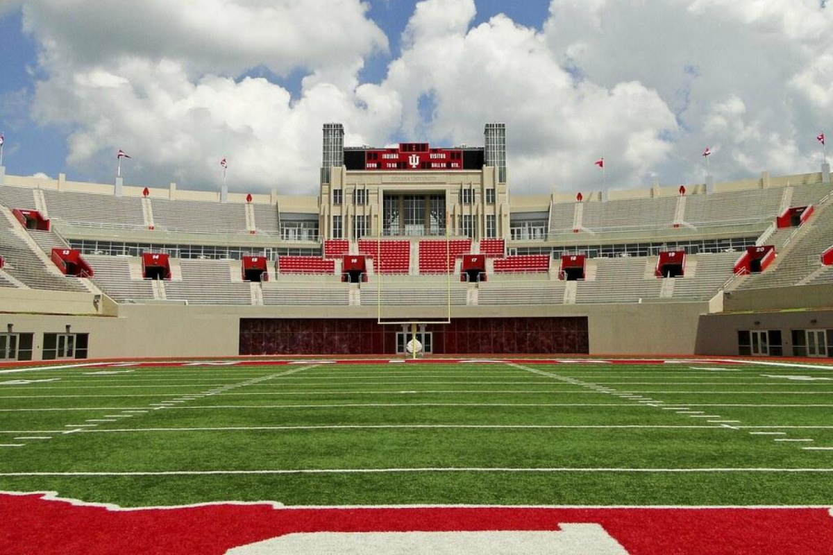 Indiana University's Memorial Stadium is where all the actions.