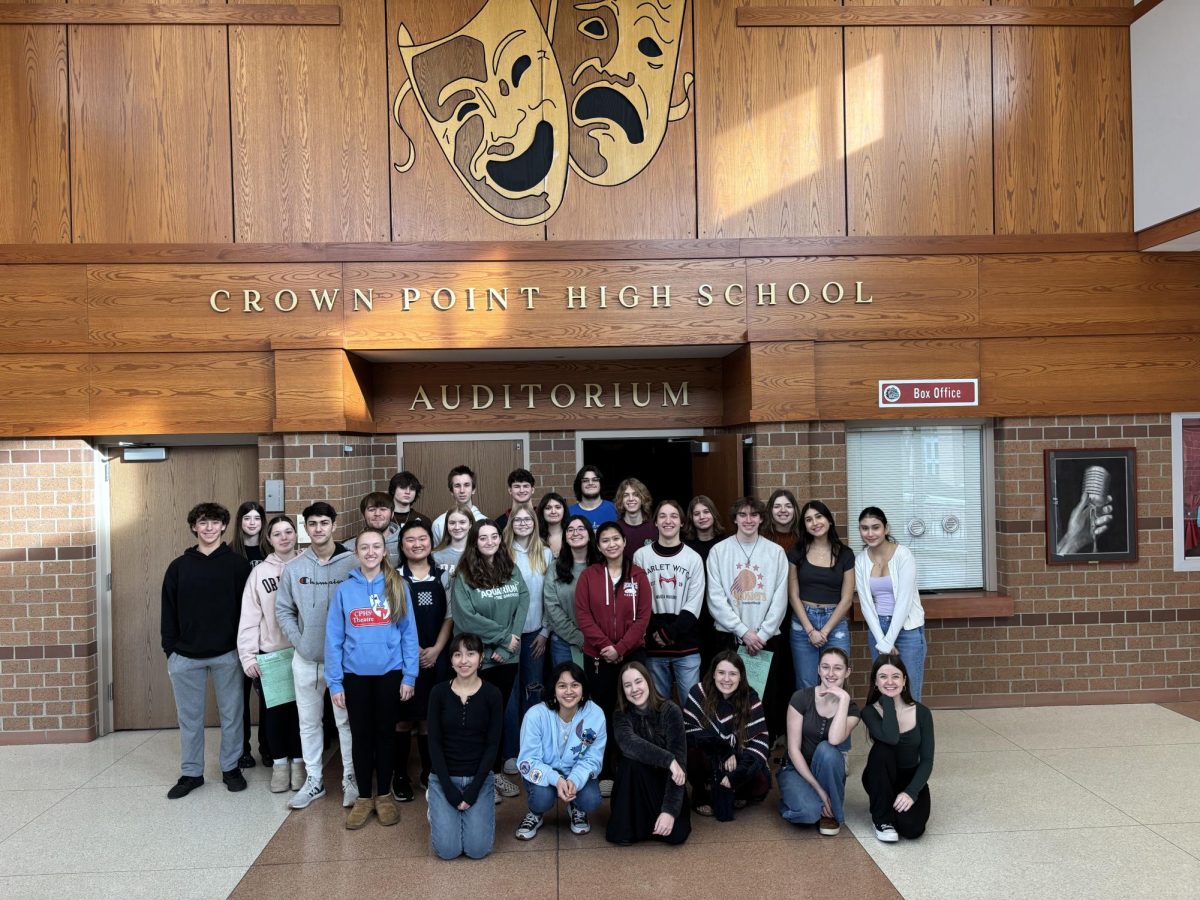 Advanced Orchestra students who participated in Solo Ensemble ISSMA pose for a picture.