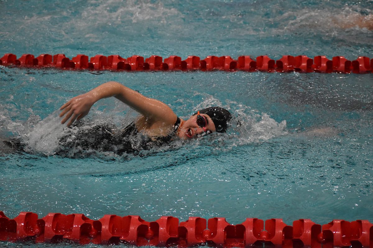 Anja Davchevski (10) competes in her event.