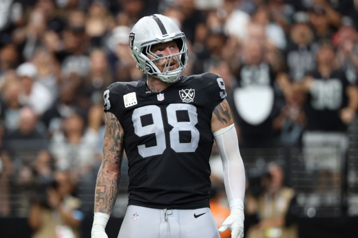 Seventh year defensive end, Maxx Crosby, for the Las Vegas Raiders