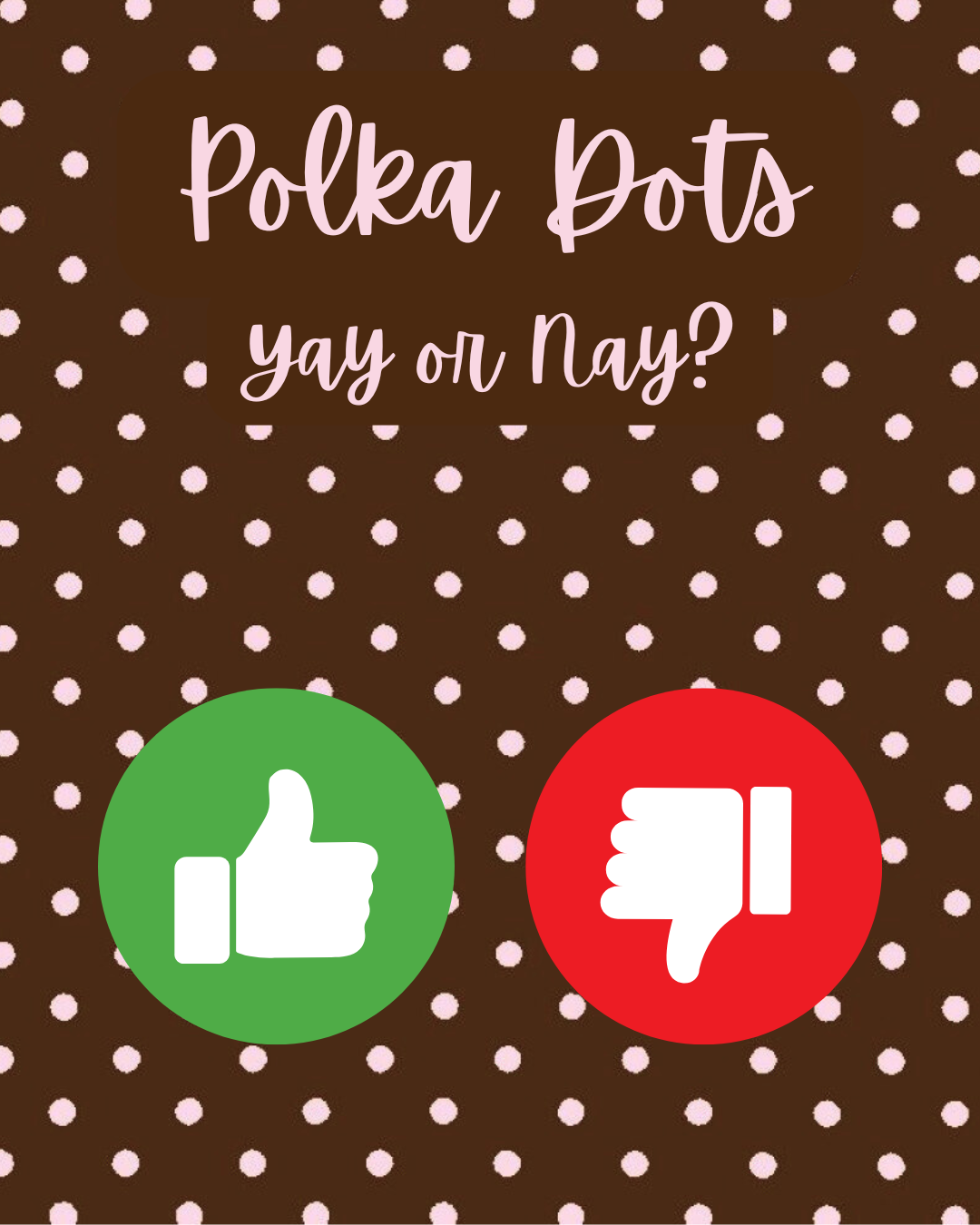 Are polka dots here to stay?