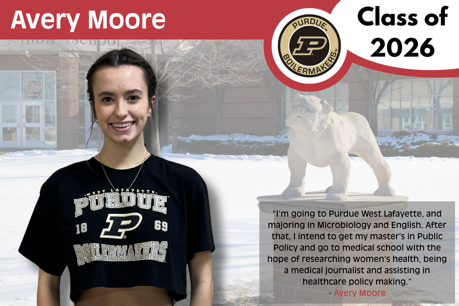 Senior Spotlight: Avery Moore