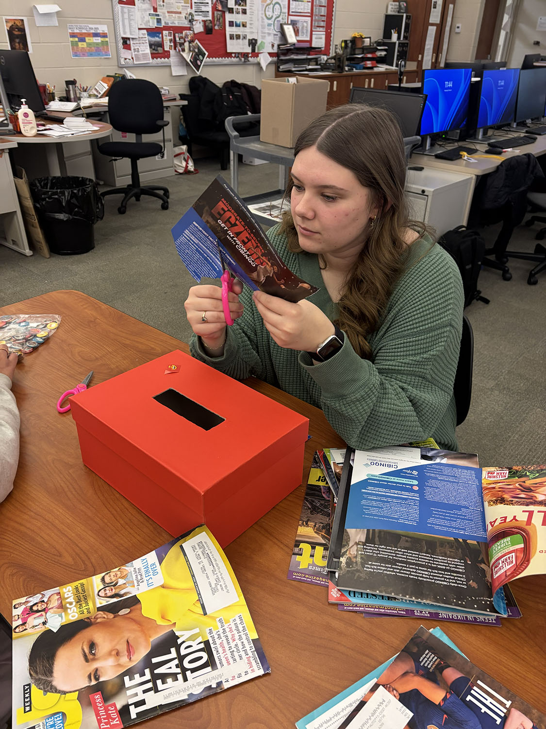 Excalibur Yearbook Valentine's Day Boxes