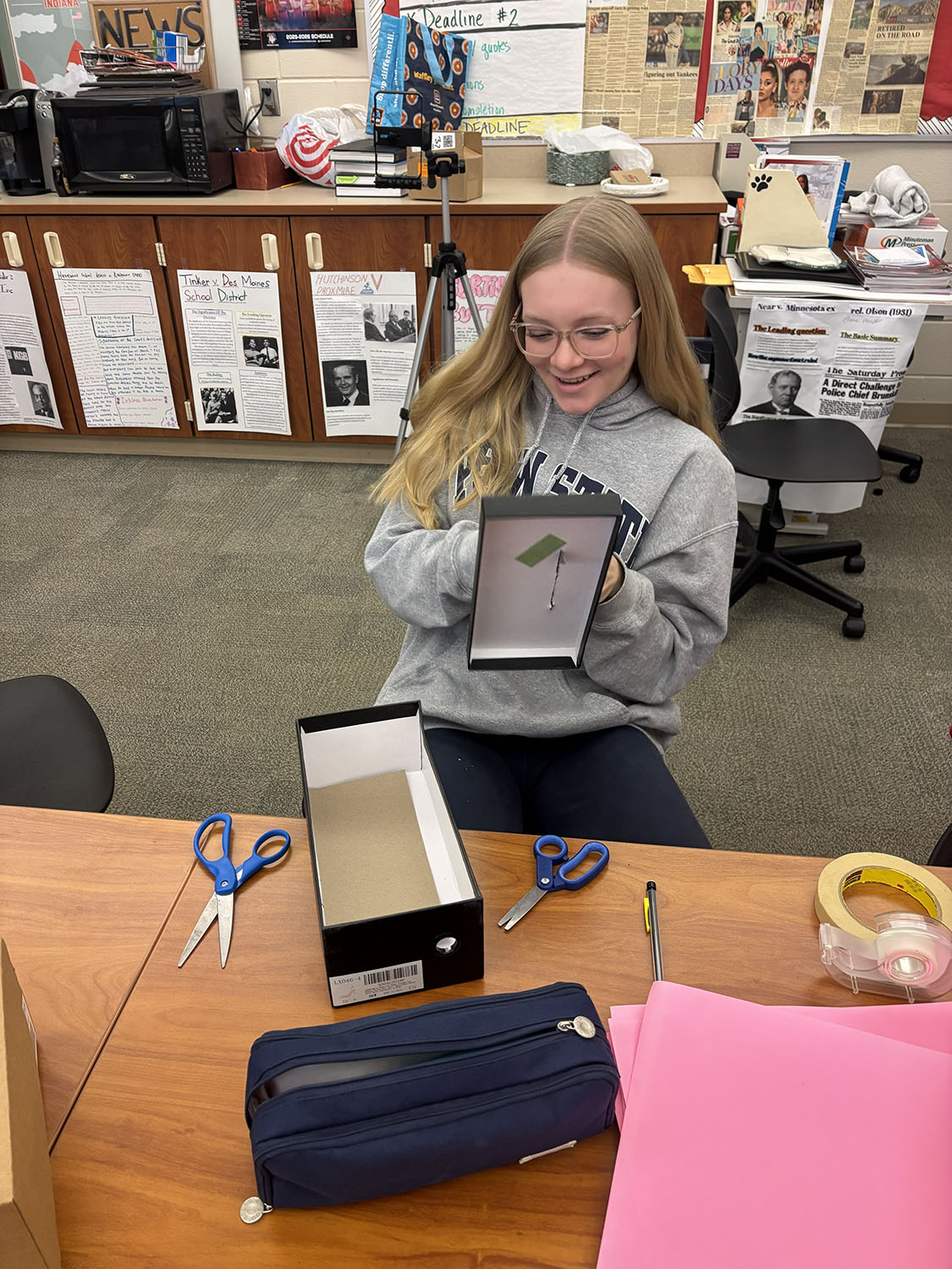 Excalibur Yearbook Valentine's Day Boxes