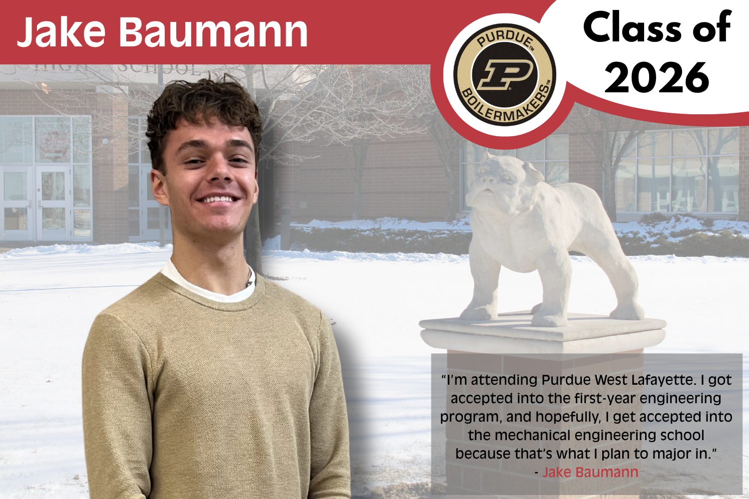 Senior Spotlight: Jake Baumann
